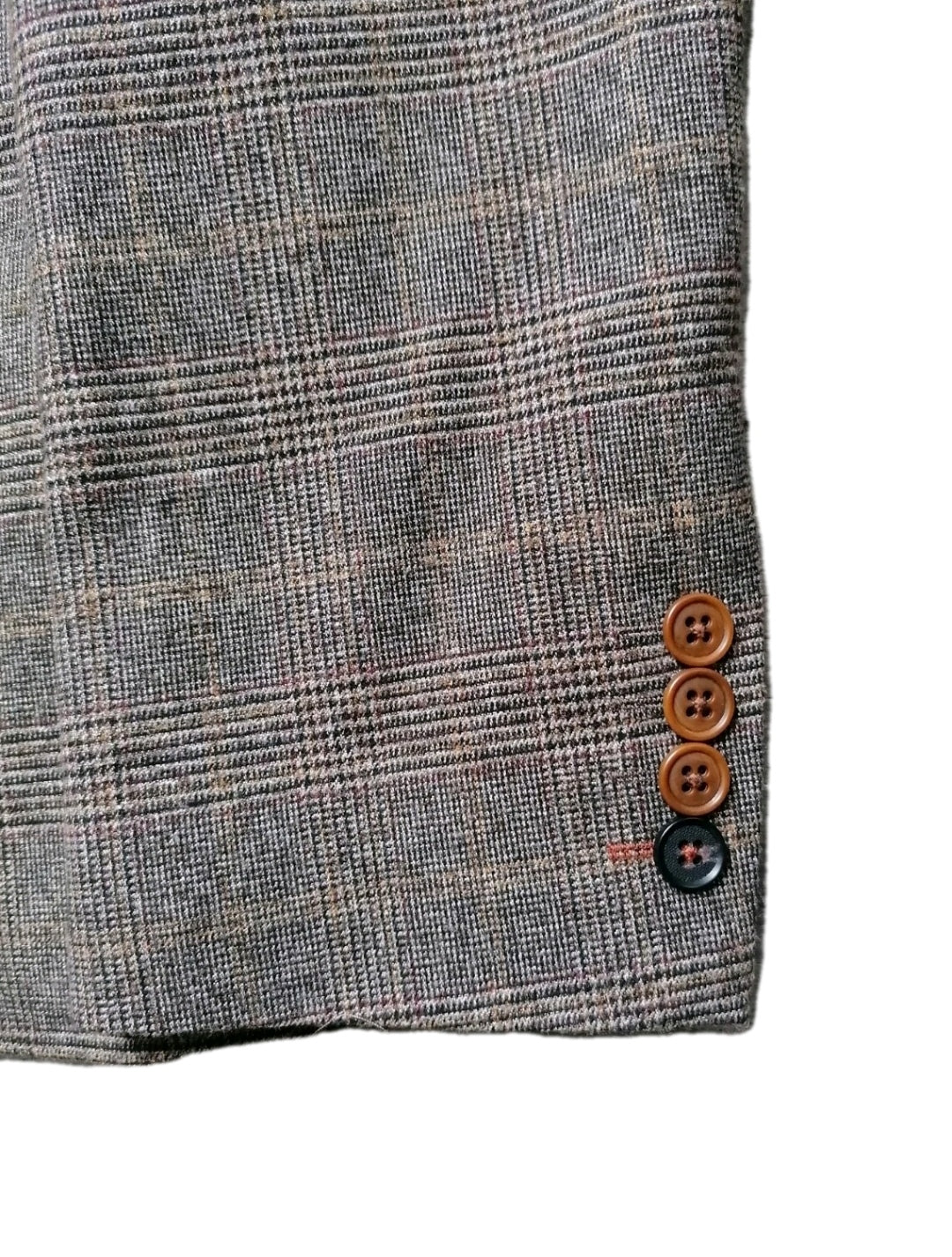 Men Next brown check skinny fit 2 piece suit 38L/32L