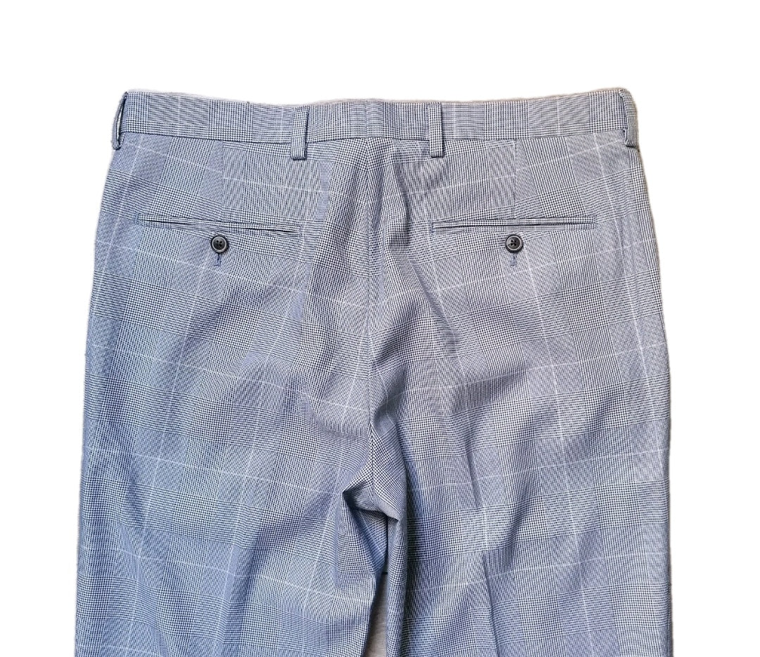 Men Burton pale blue 3 piece slim fit suit 36R/32R/M