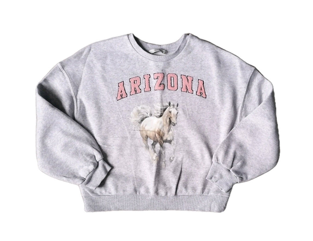 Girls Arizona grey sweatshirt 9-10 years