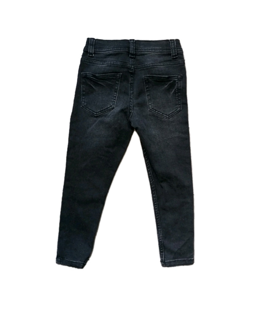 Boys skinny fit charcoal jeans 3-4 years