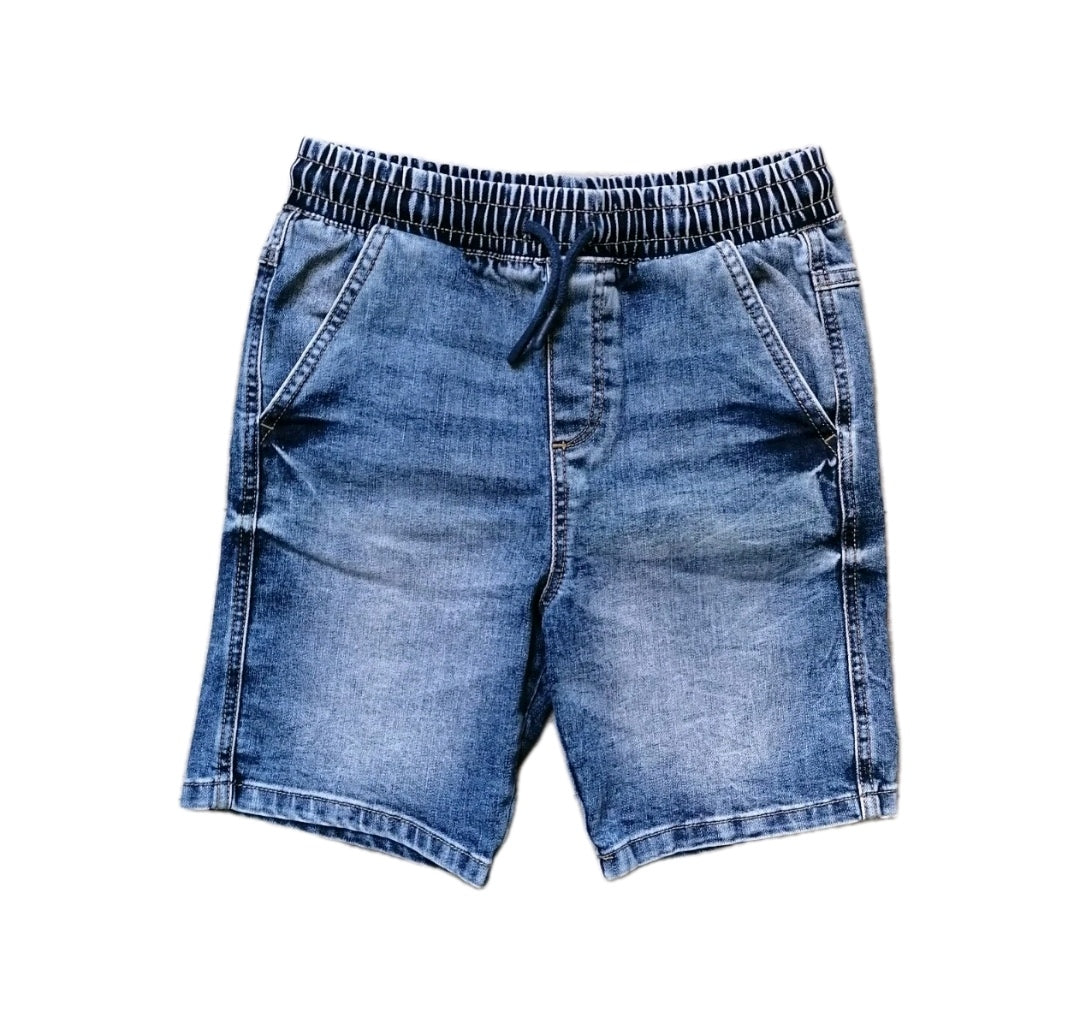 Boys denim drawstring shorts 12-13 years
