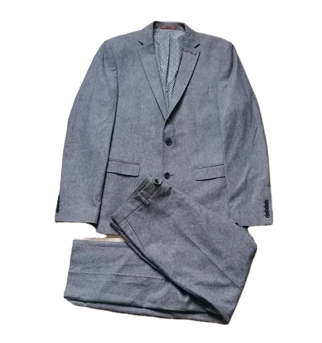 Men next grey slim fit 2 piece suit 40R/34R