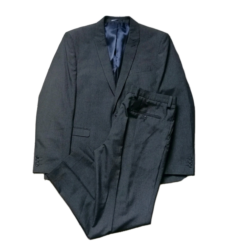 Men Next grey regular fit 2 piece suit 44R/38S