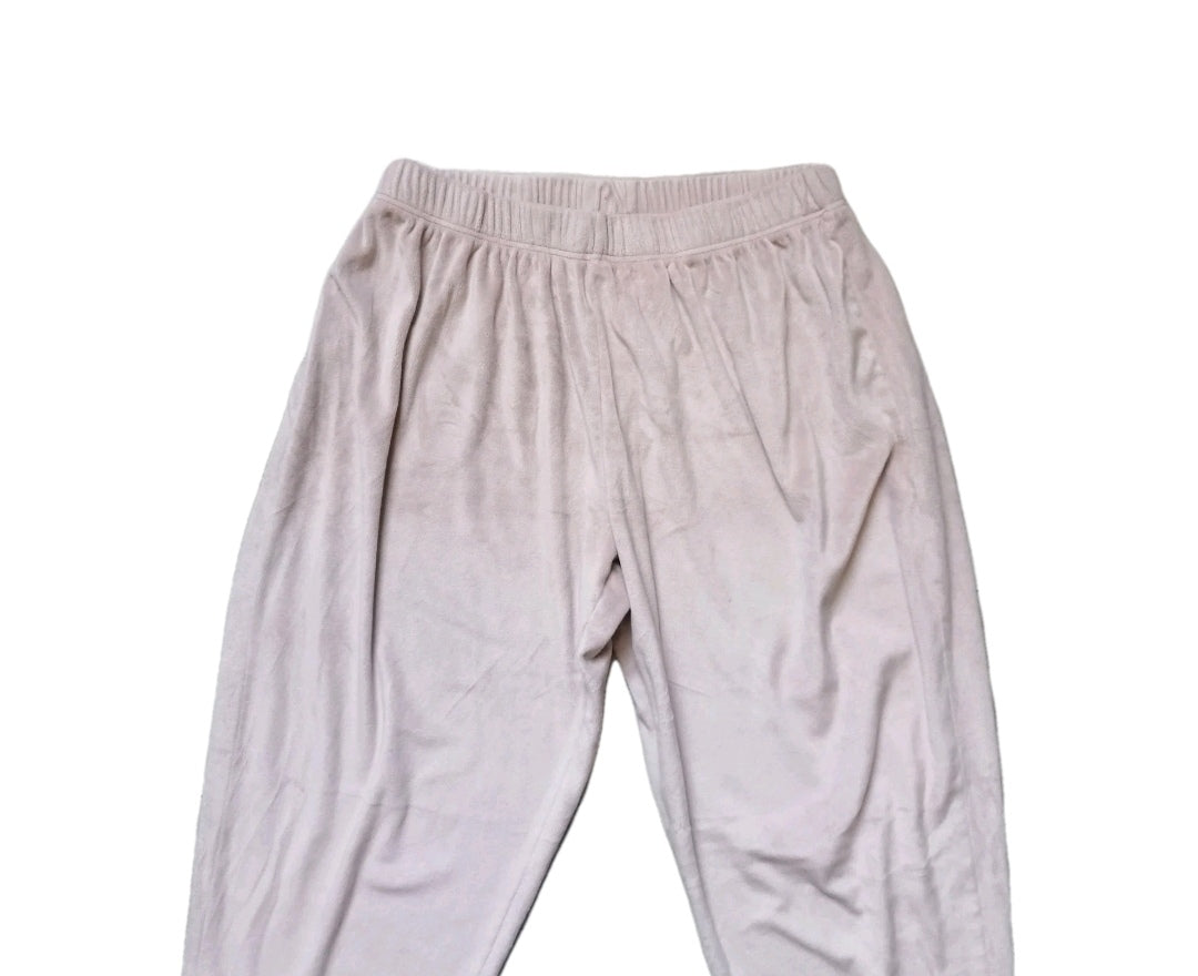 Ladies fleece beige jogger, large(UK 16-18)