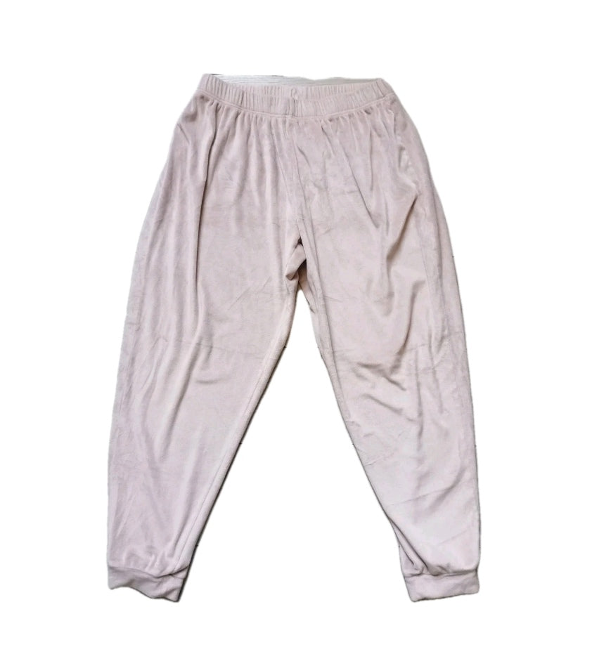 Ladies fleece beige jogger, large(UK 16-18)