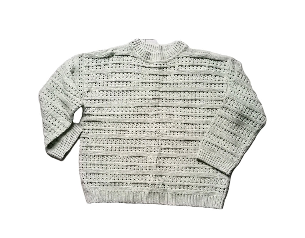 Ladies F&F crop &sage knit jumper, medium