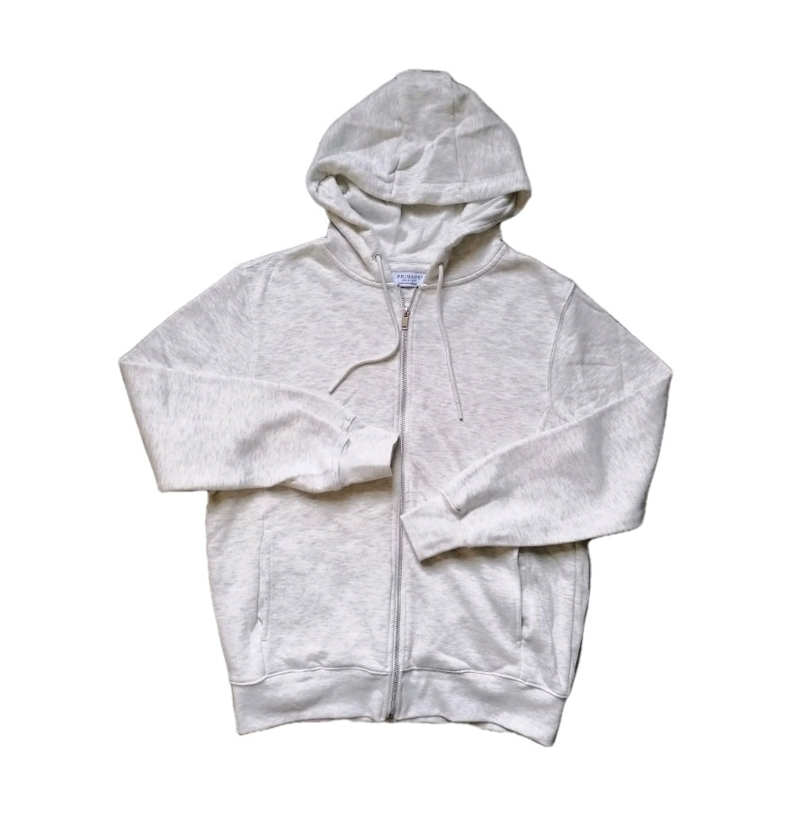 Men light grey sweatshirt hoodie, medium