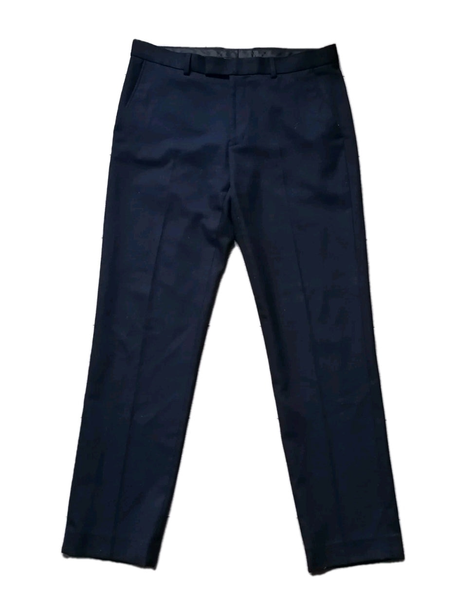 Men M&S navy blue 2 piece slim fit suit 40R/34R