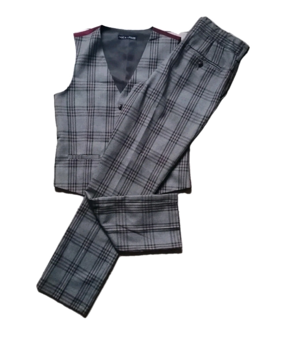 Boys Next grey check 2 piece suit 11-12y