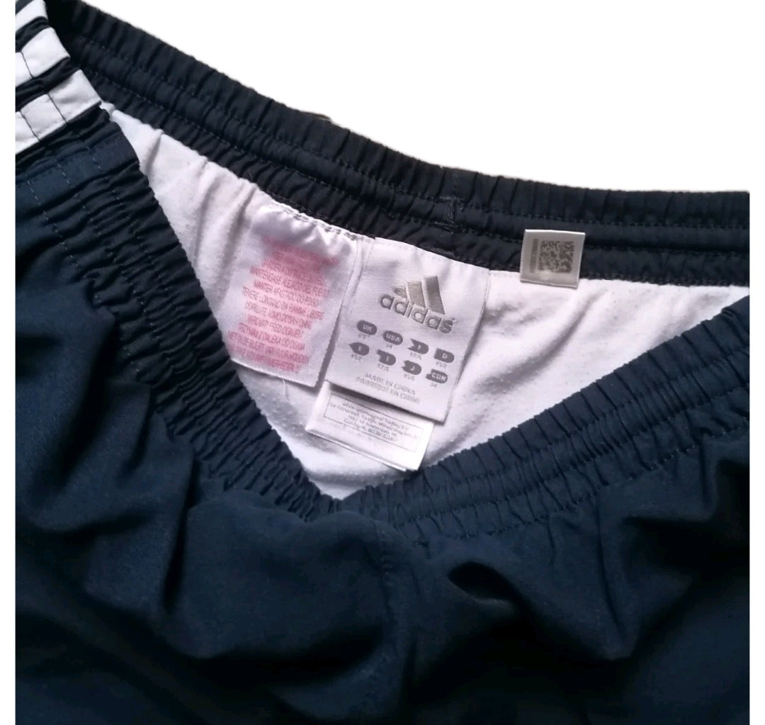 Boys Adidas navy blue shorts, 13-14y