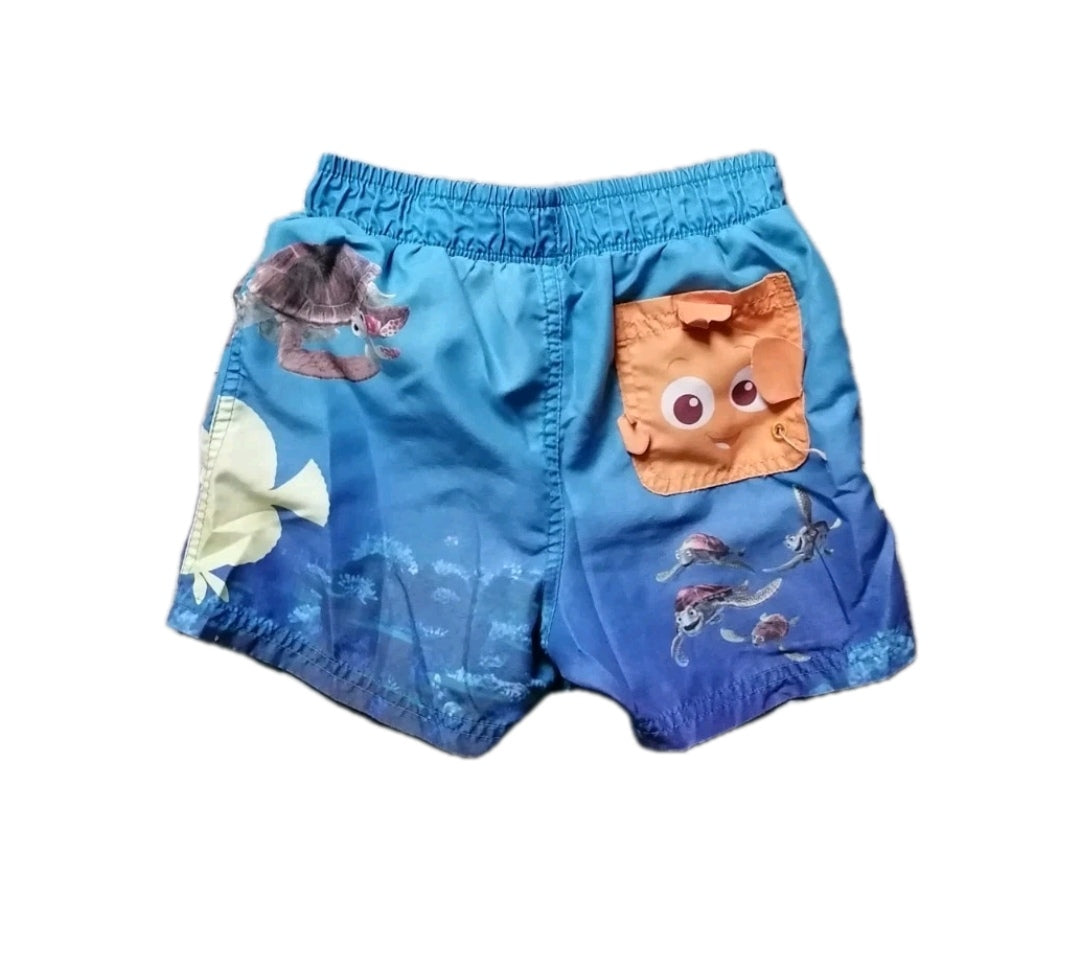 Boys blue mix swimming shorts 4-5 years