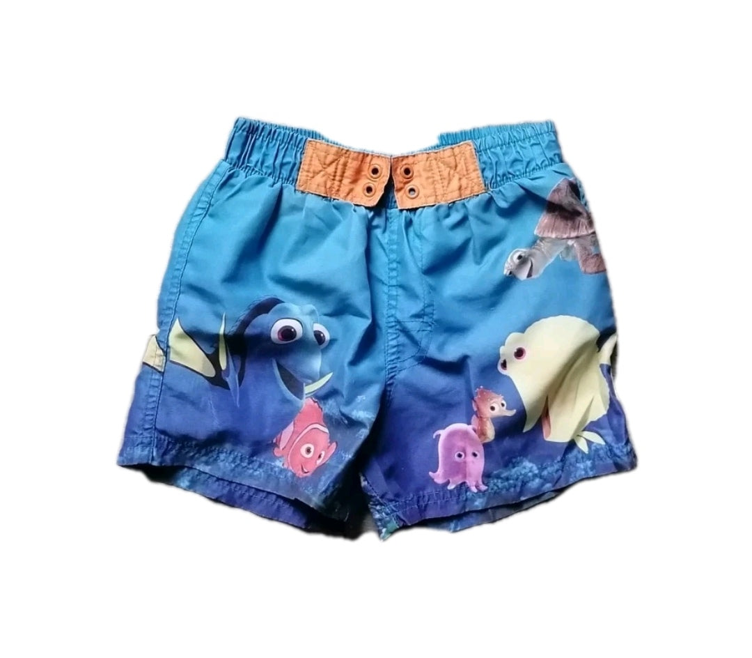 Boys blue mix swimming shorts 4-5 years