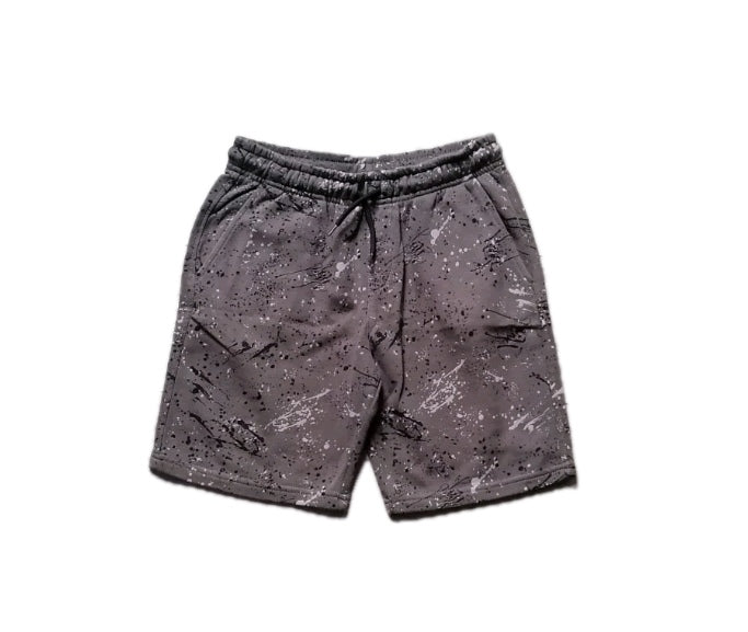 Boys grey mix jersey drawstring shorts 11-12y