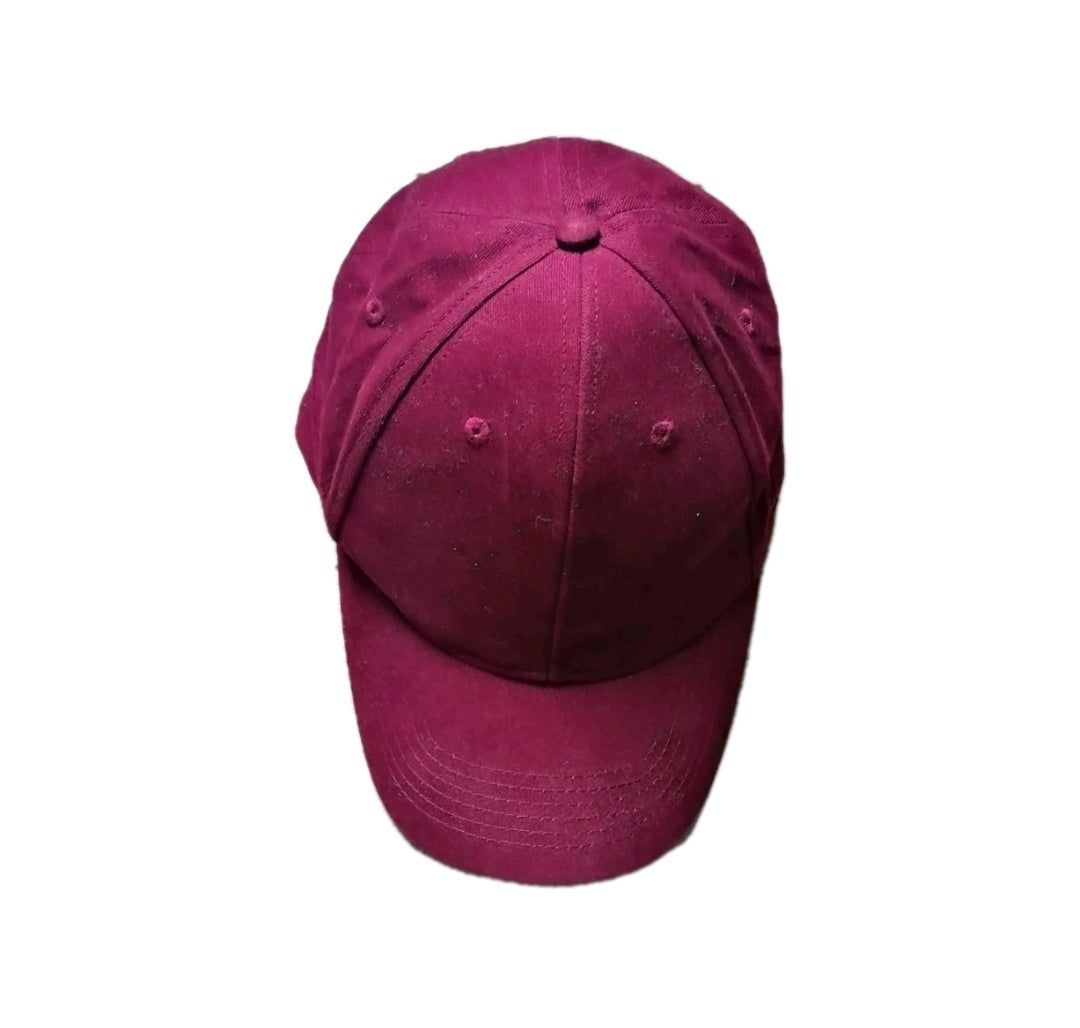 Men Asos burgundy face cap, one size