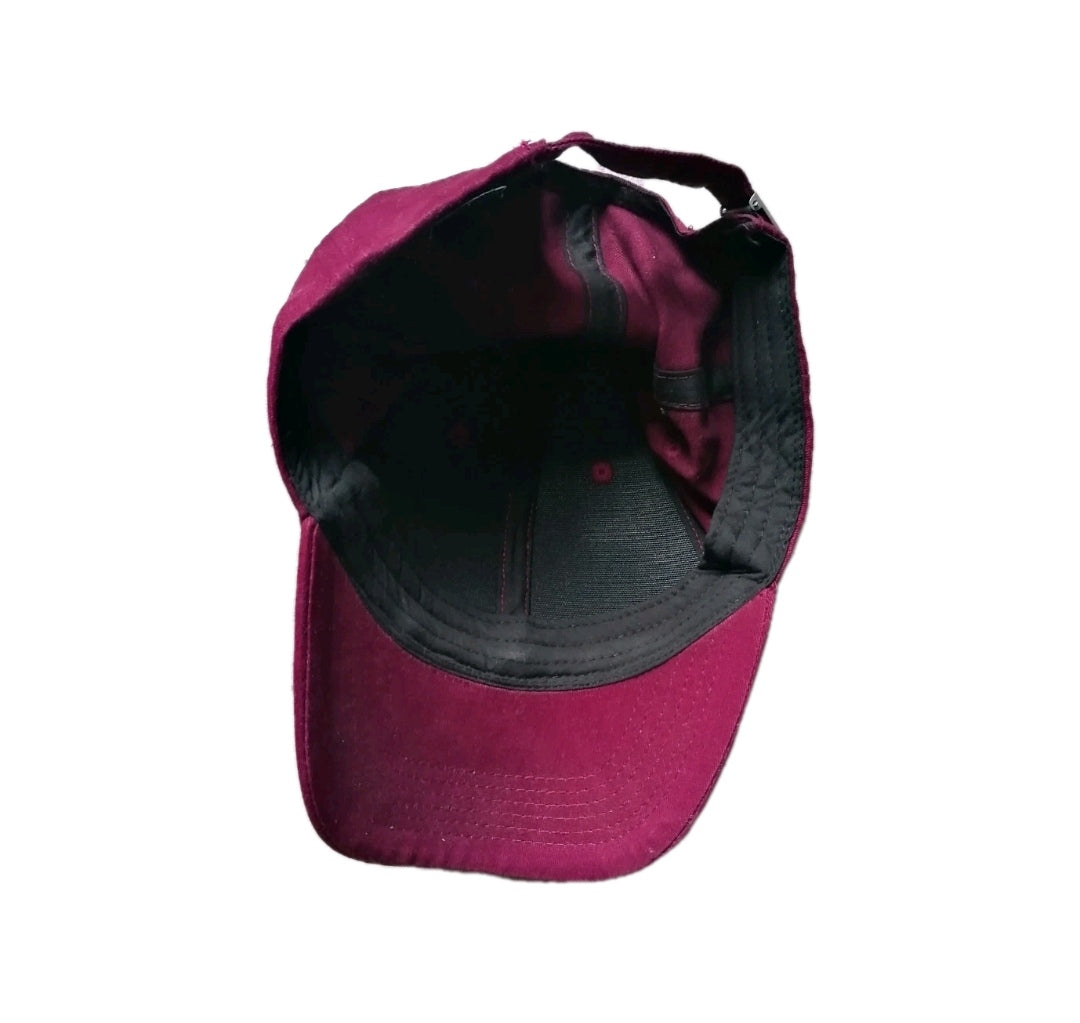 Men Asos burgundy face cap, one size