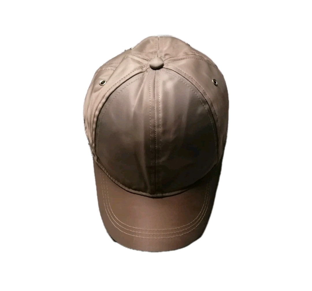 Men H&M beige face cap, Medium/56