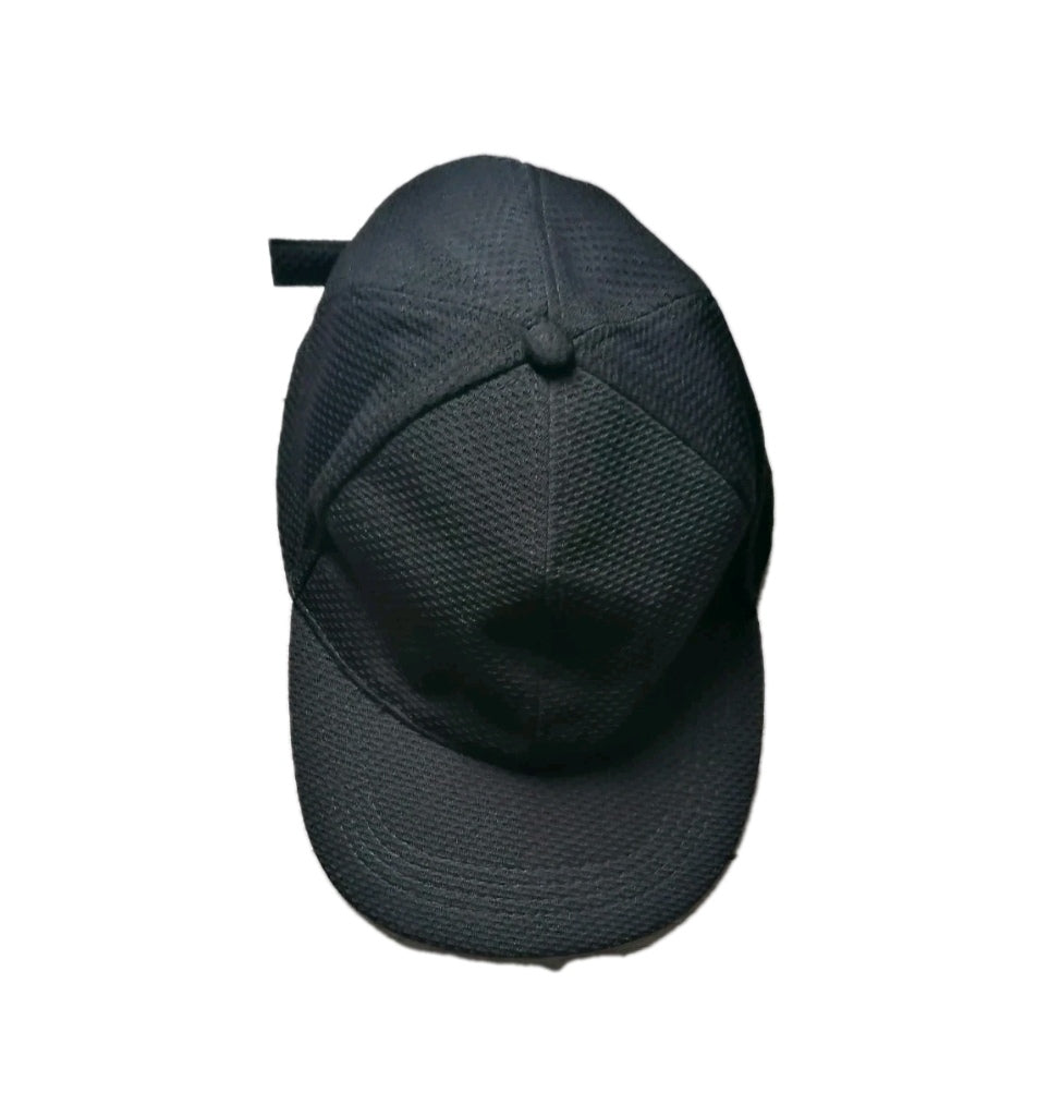 Men black face cap, one size