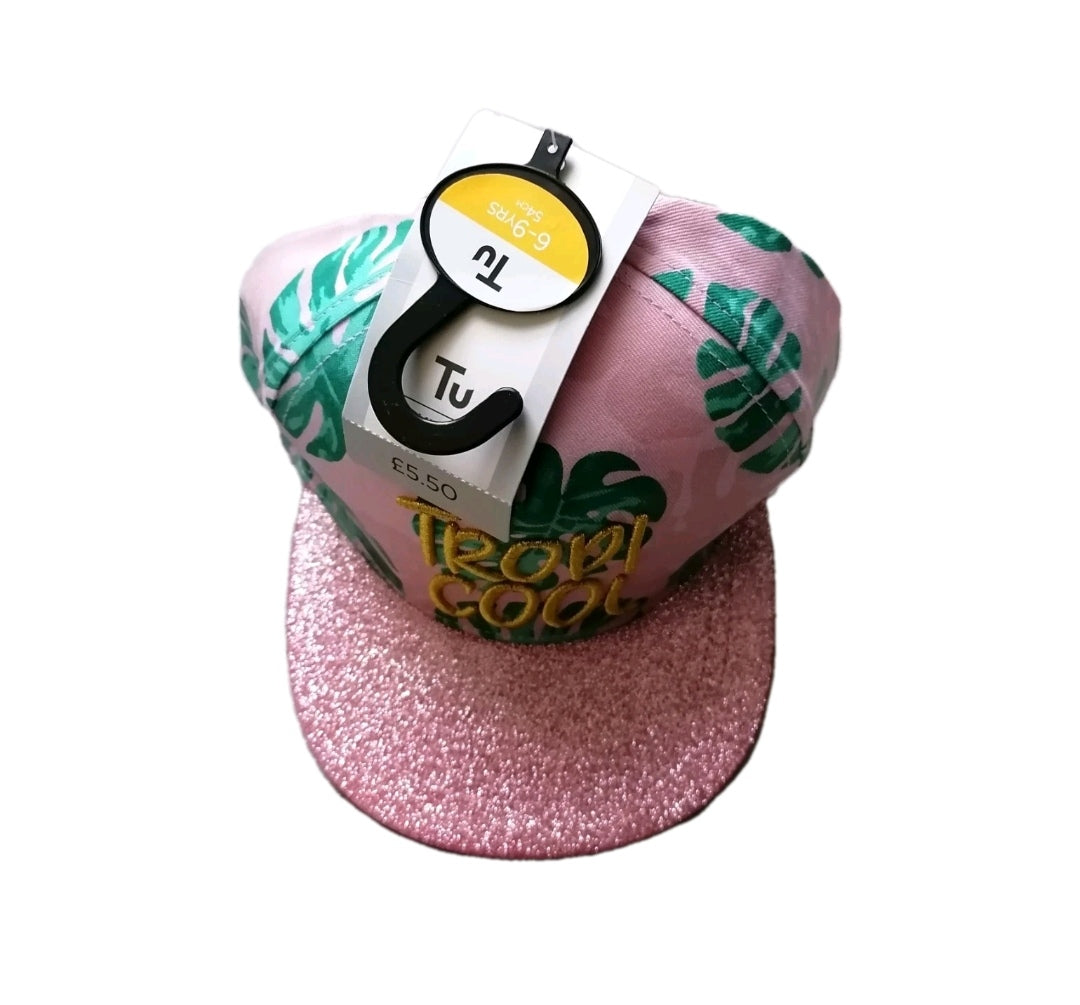 Girls 'Tropi cool' hat, 6-9y