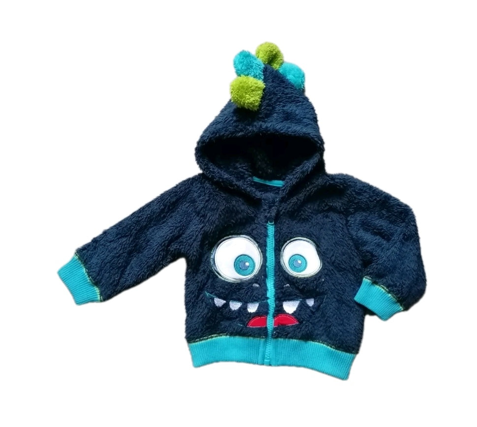 Baby fleece hoodie sweatshirt. 6-9m