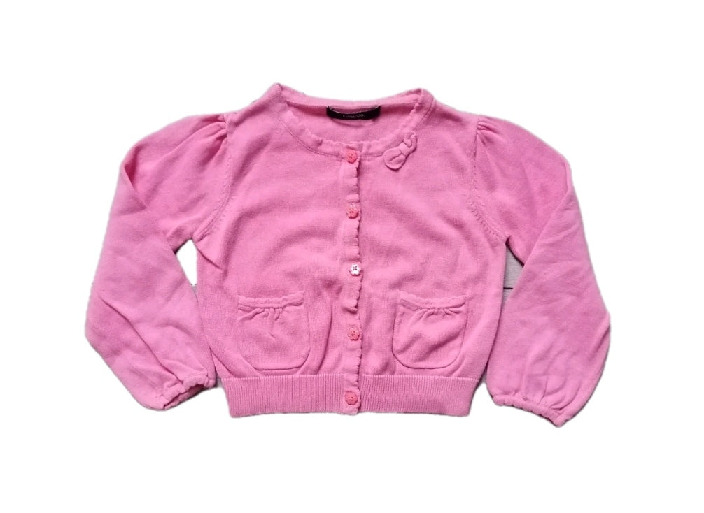 Girls pink bolero cardigan, 3-4 years