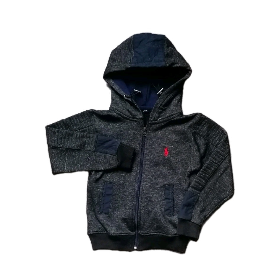 Boys grey sweatshirt hoodie, 4 years