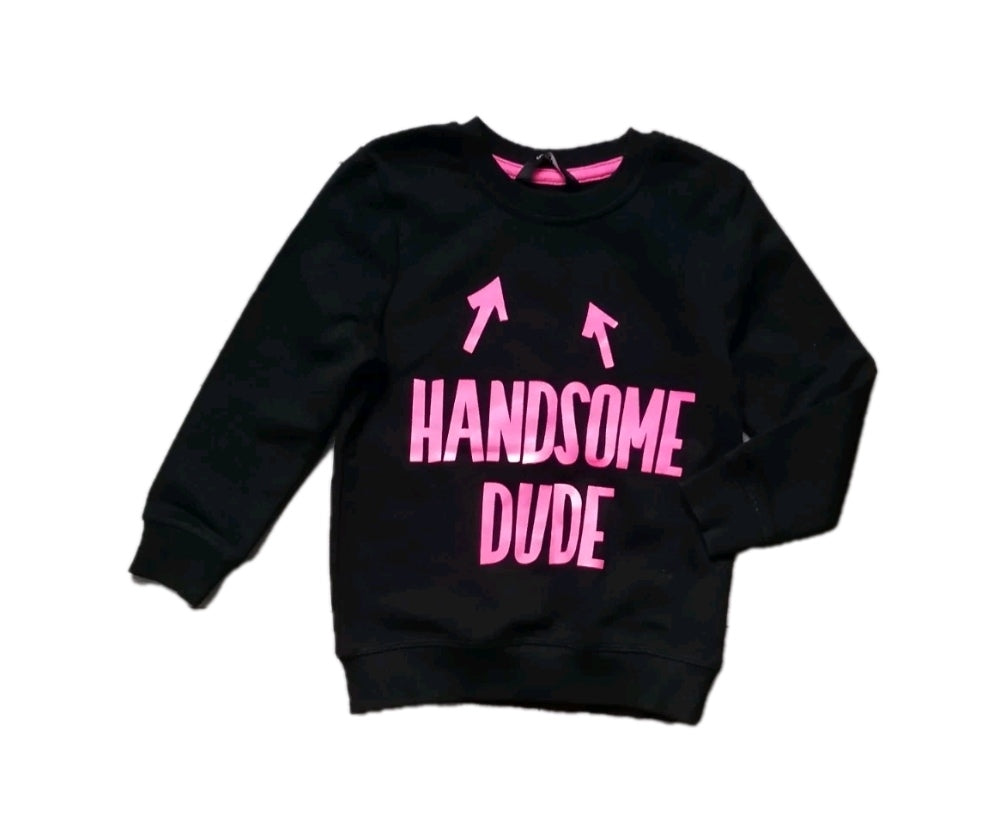 Boys black sweatshirt, 4-5 years