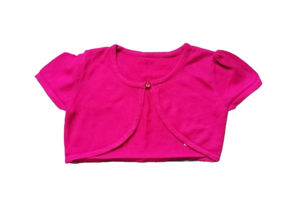 Girls pink boloro cardigan, 3-4 years