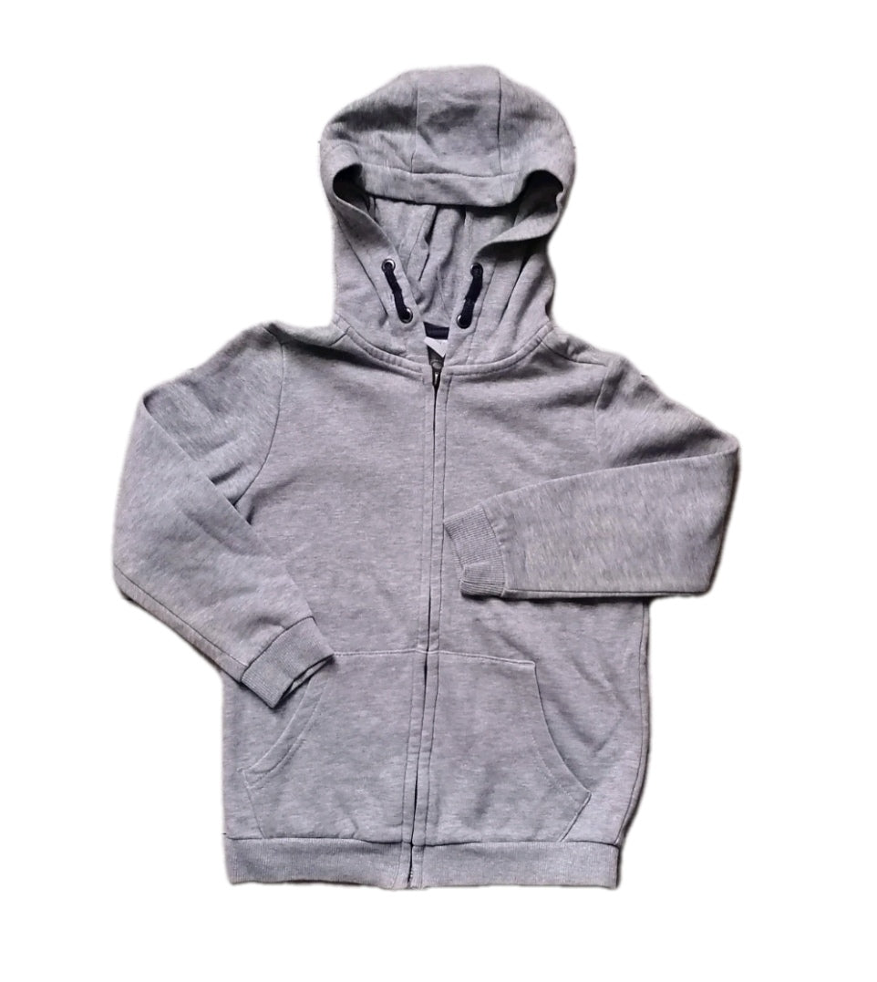 Boys grey sweatshirt hoodies, 4-5 years