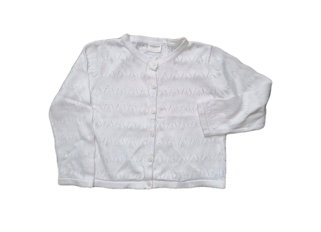 Girls white bolero cardigan, 2-3 years