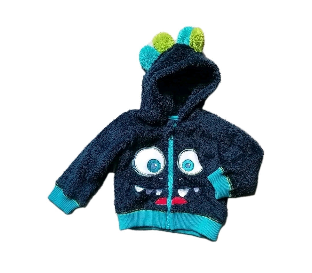 Baby fleece hoodie sweatshirt. 6-9m