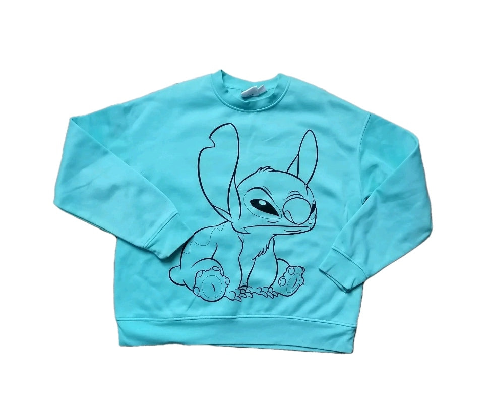 Ladies blue sweatshirt, UK 10-12
