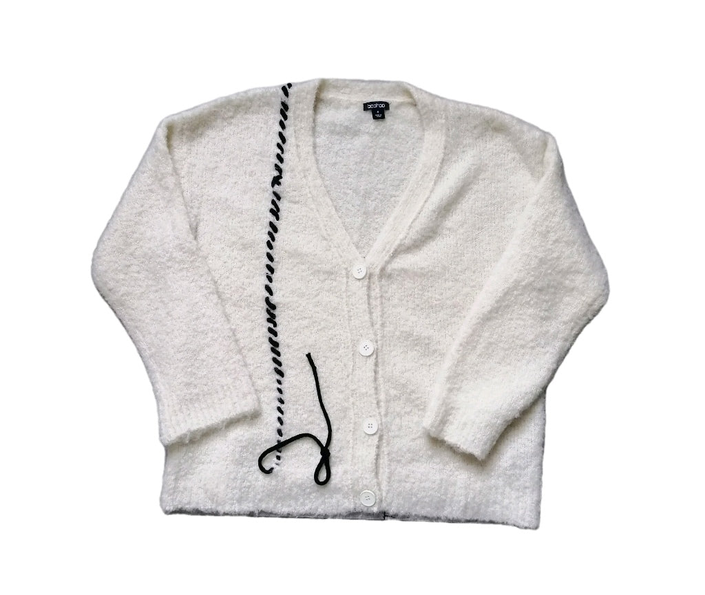 Ladies cream cardigan, medium(UK 12-14)