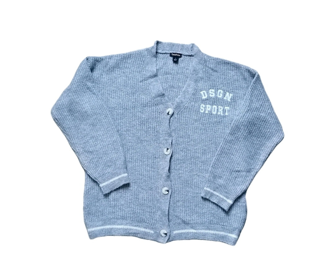 Ladies grey cardigan, medium(UK 12-14)