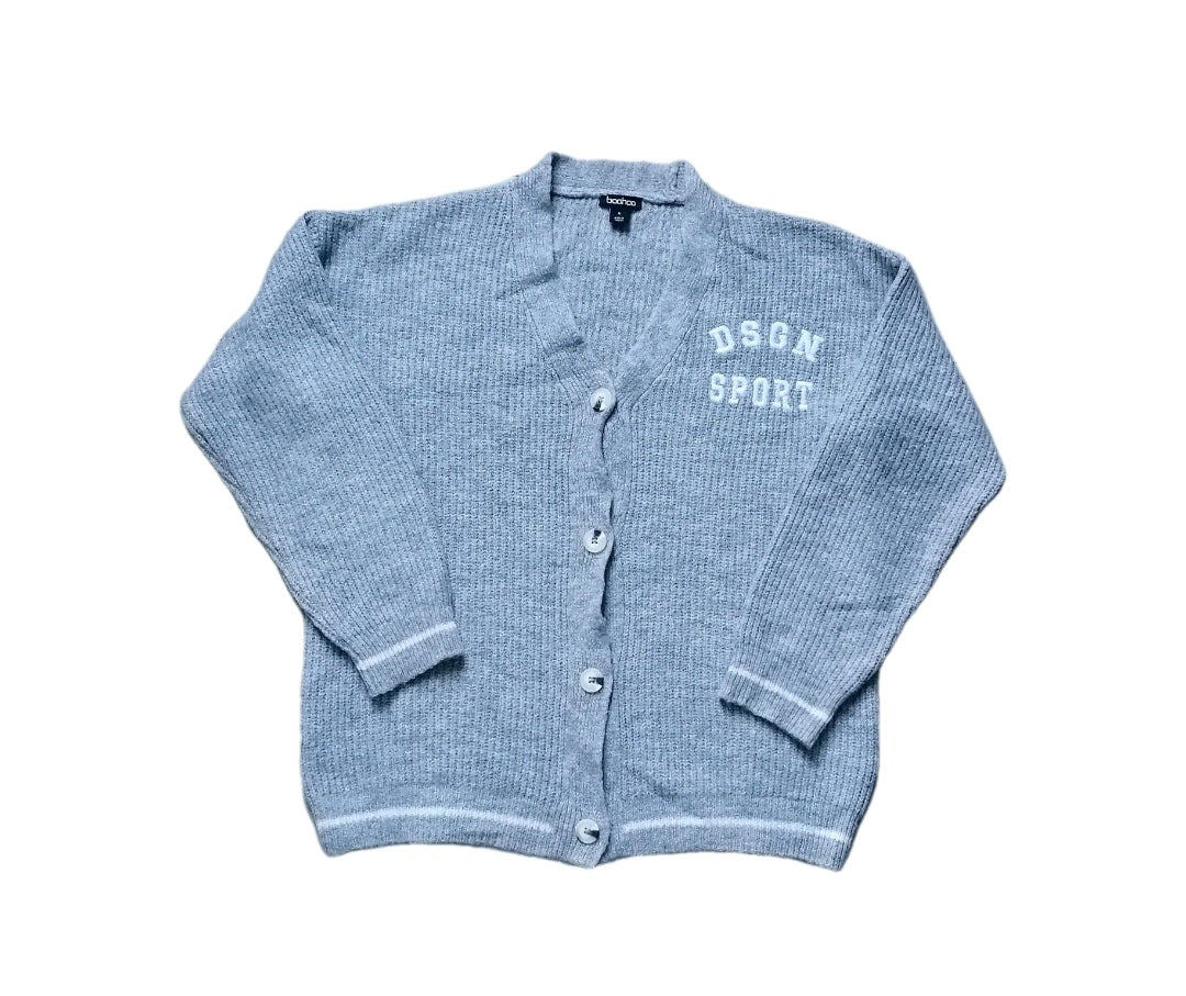 Ladies grey cardigan, medium(UK 12-14)
