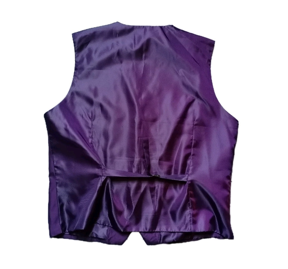Men Next burgundy waistcoat, 46R