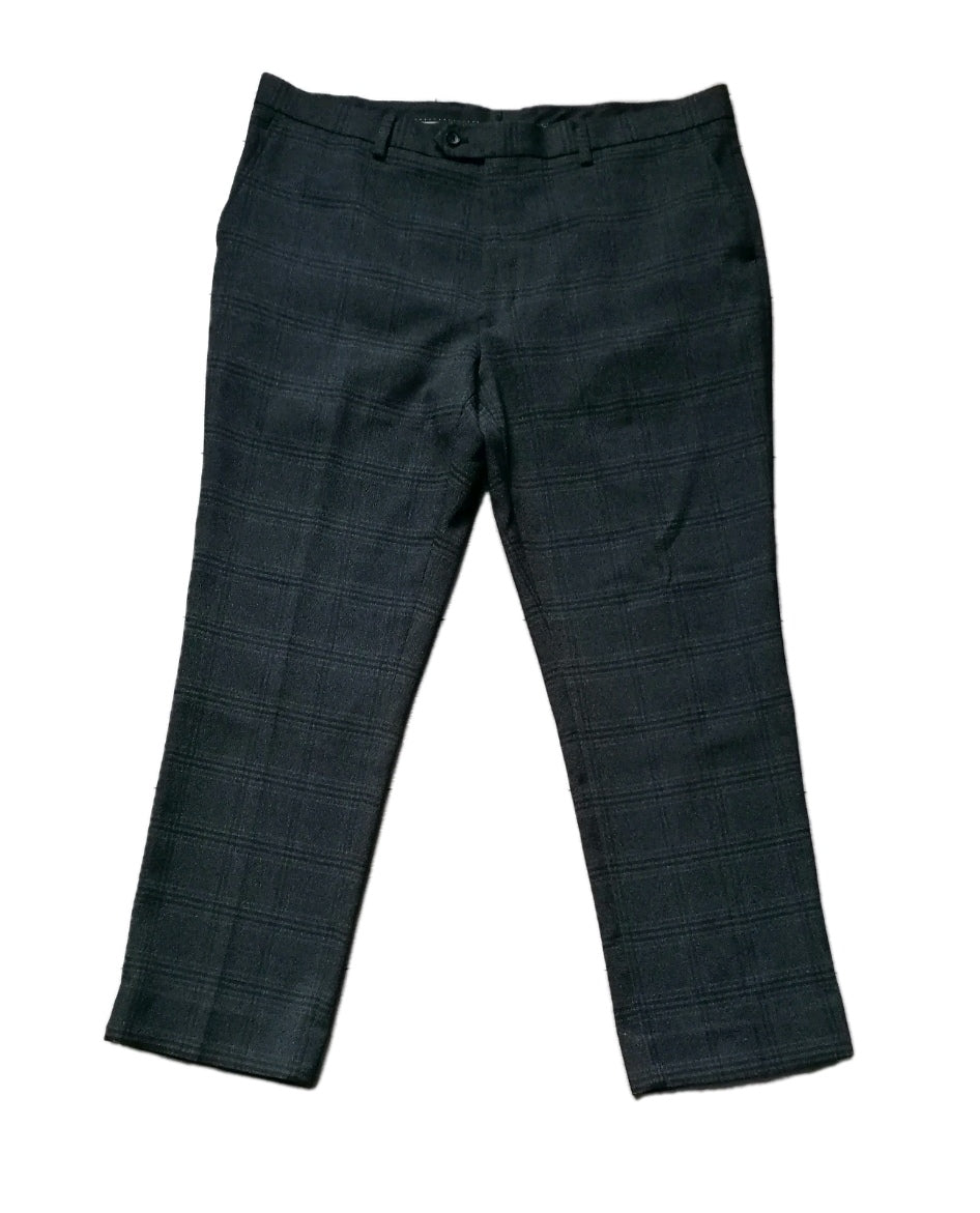 Men Next grey check regular fit 2 piece suit 44S/40S