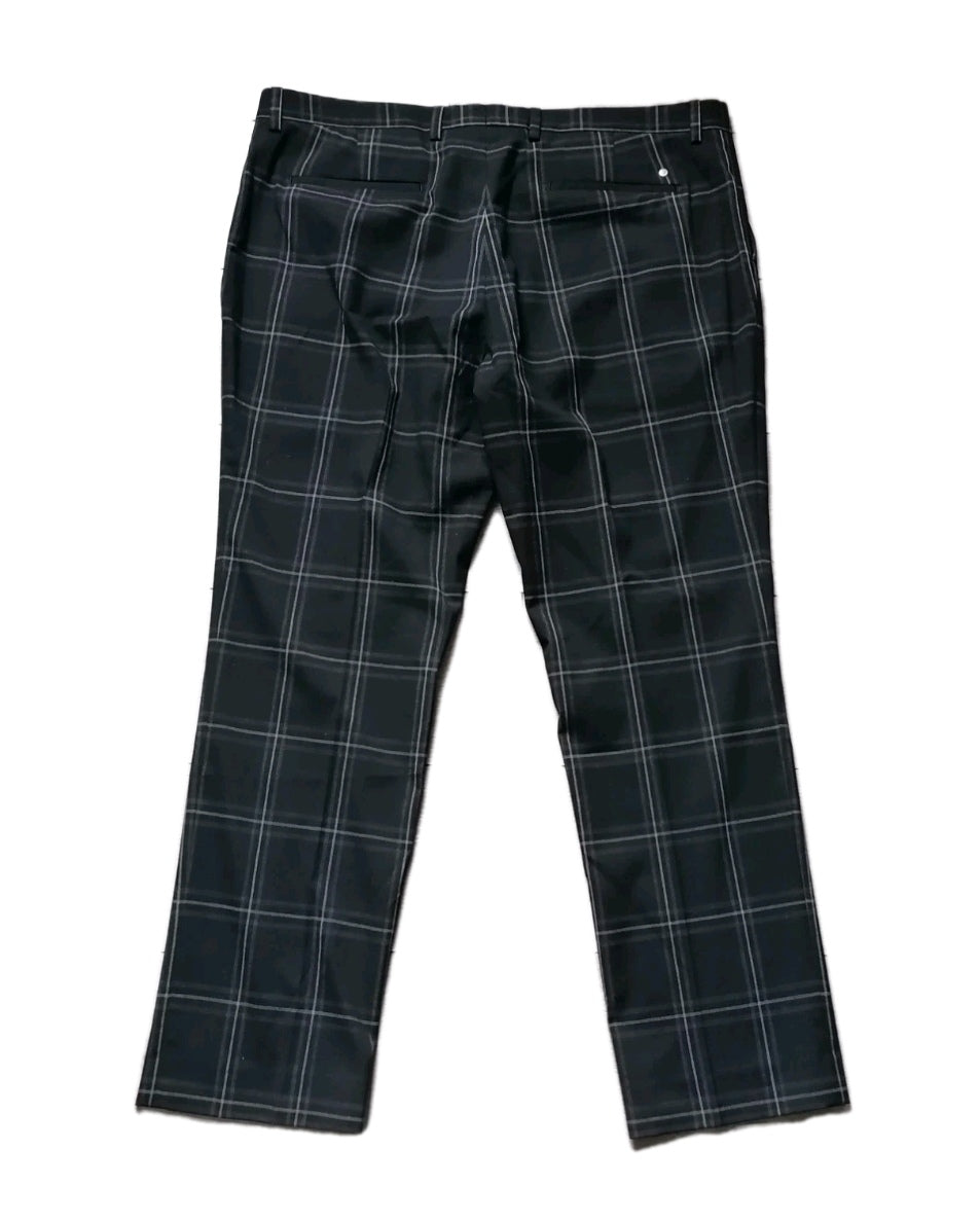 Next Men's Black Check Tailored Fit Two-Piece Suit – 44R/40R