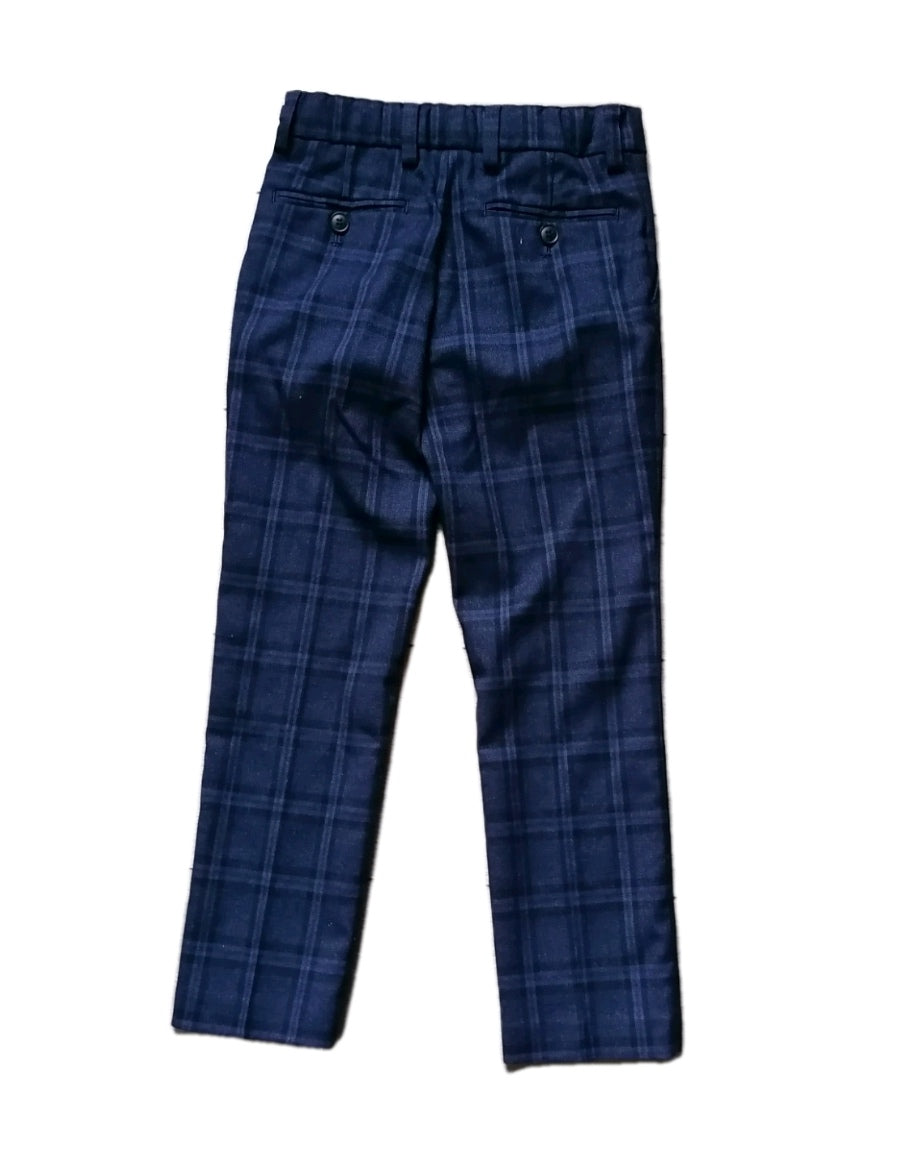 Boys Next navy blue 3 piece suit, 8-9 years