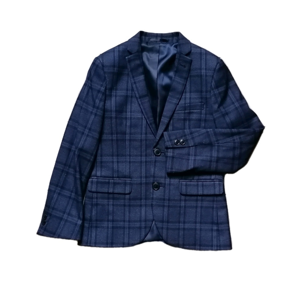 Boys Next navy blue 3 piece suit, 8-9 years