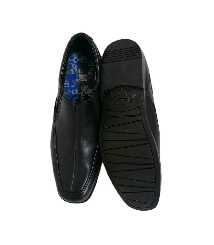 Boys black slip on formal shoe UK 3 EU 36