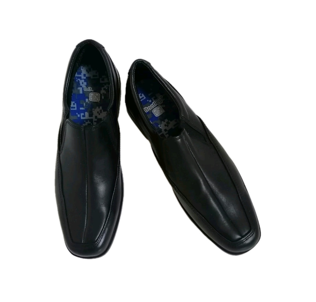 Boys black slip on formal shoe UK 3 EU 36