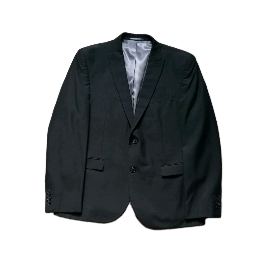Men Next black 3 piece slim fit suit 44R/36R/44R