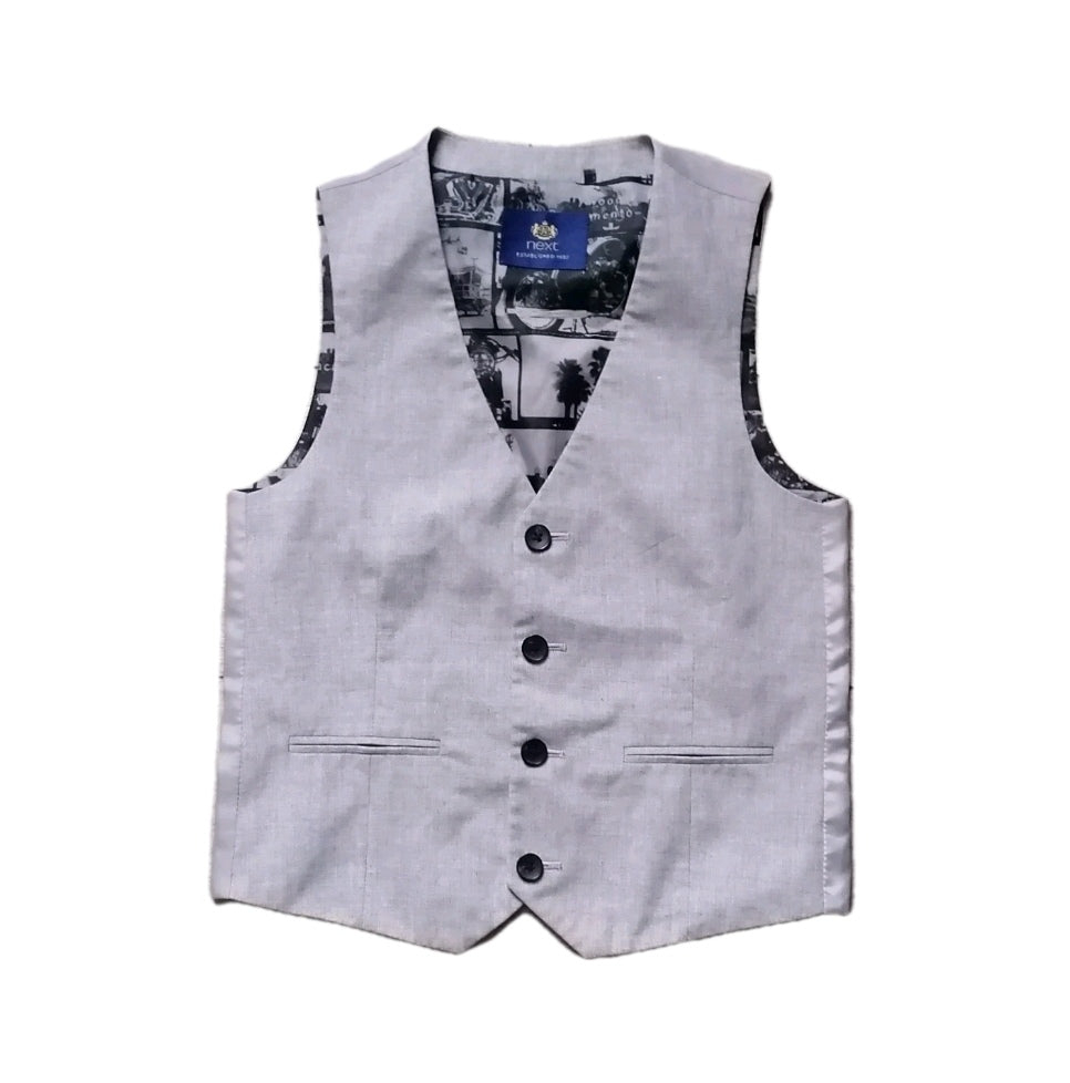 Boys Next grey 4 piece suit 8-9 years