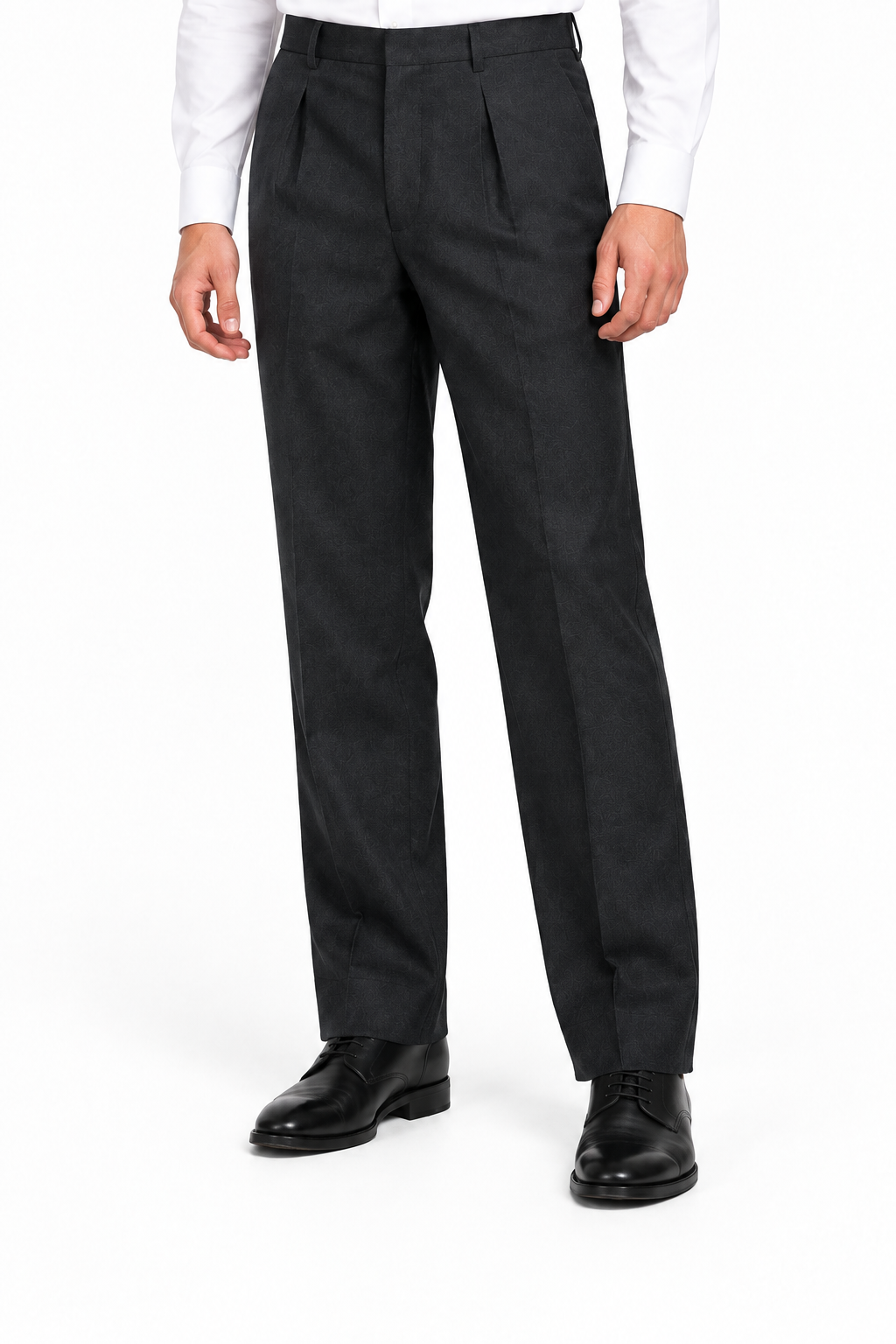 AI model image cropped from waist to feet