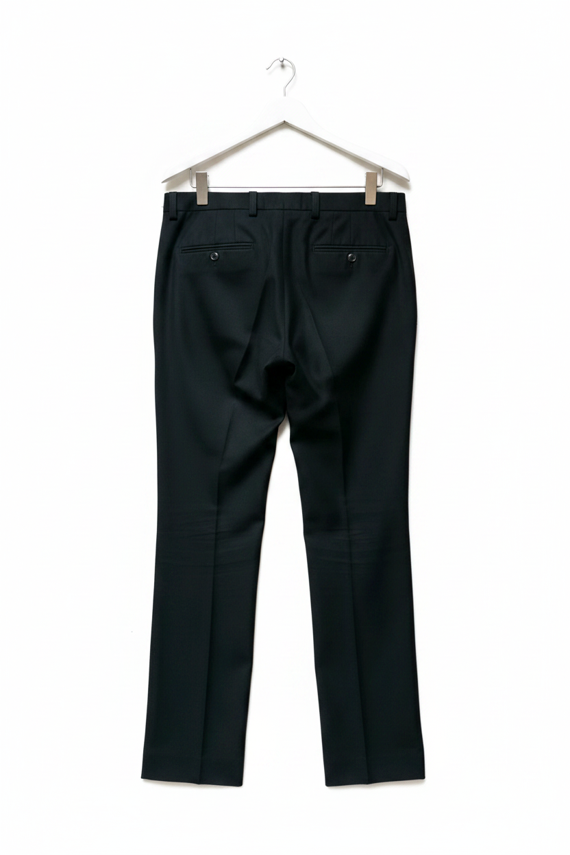 Black Suit Trousers Back