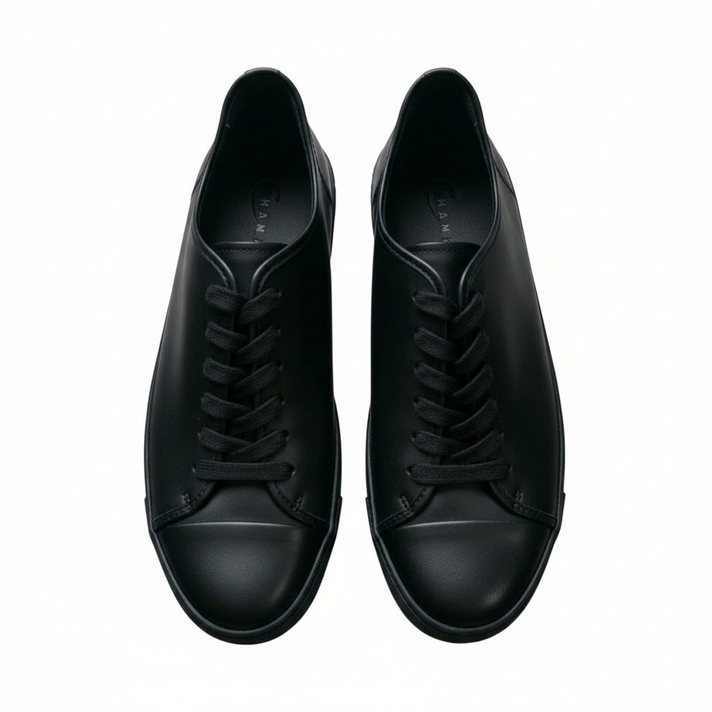 Black Trainers Top Down