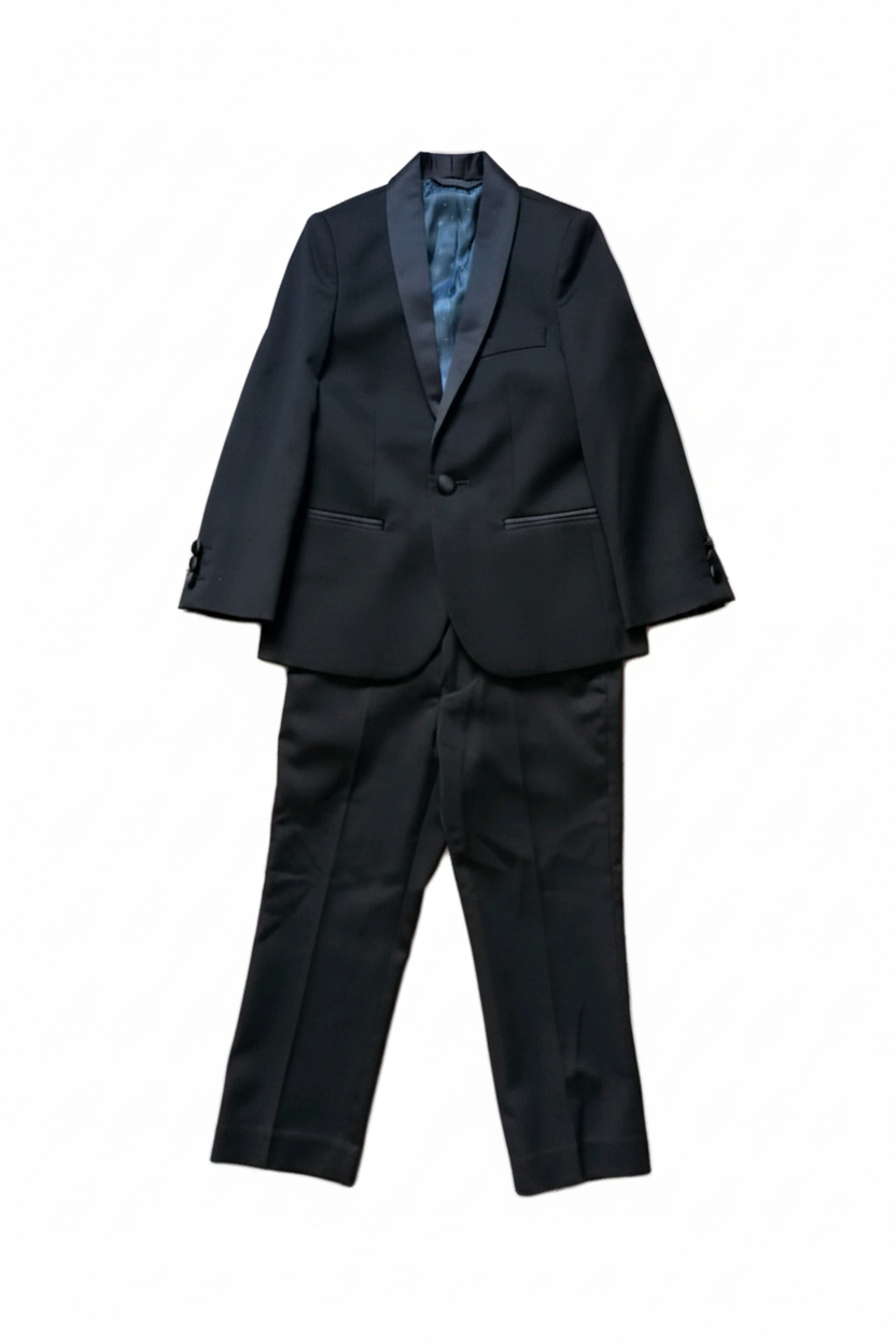 Boys Black Suit Full
