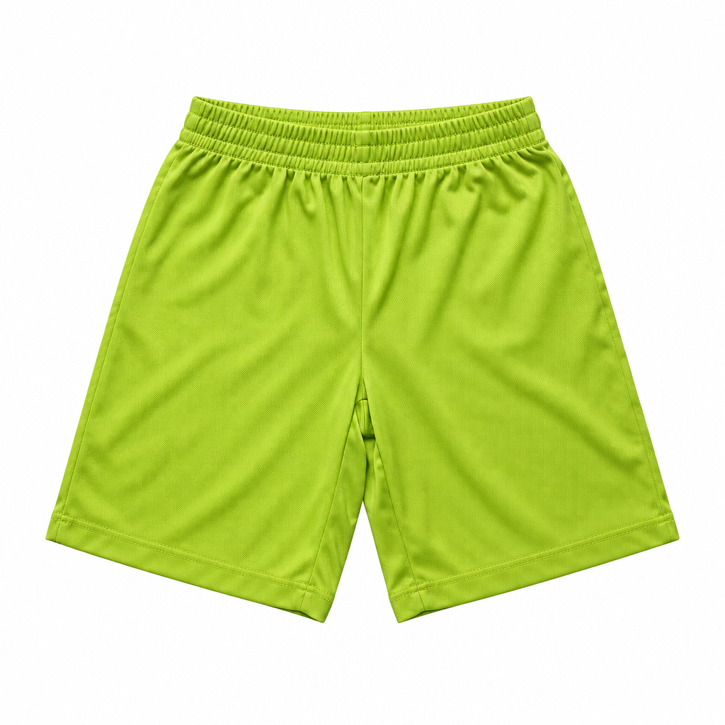 Boys Football Shorts – White Background