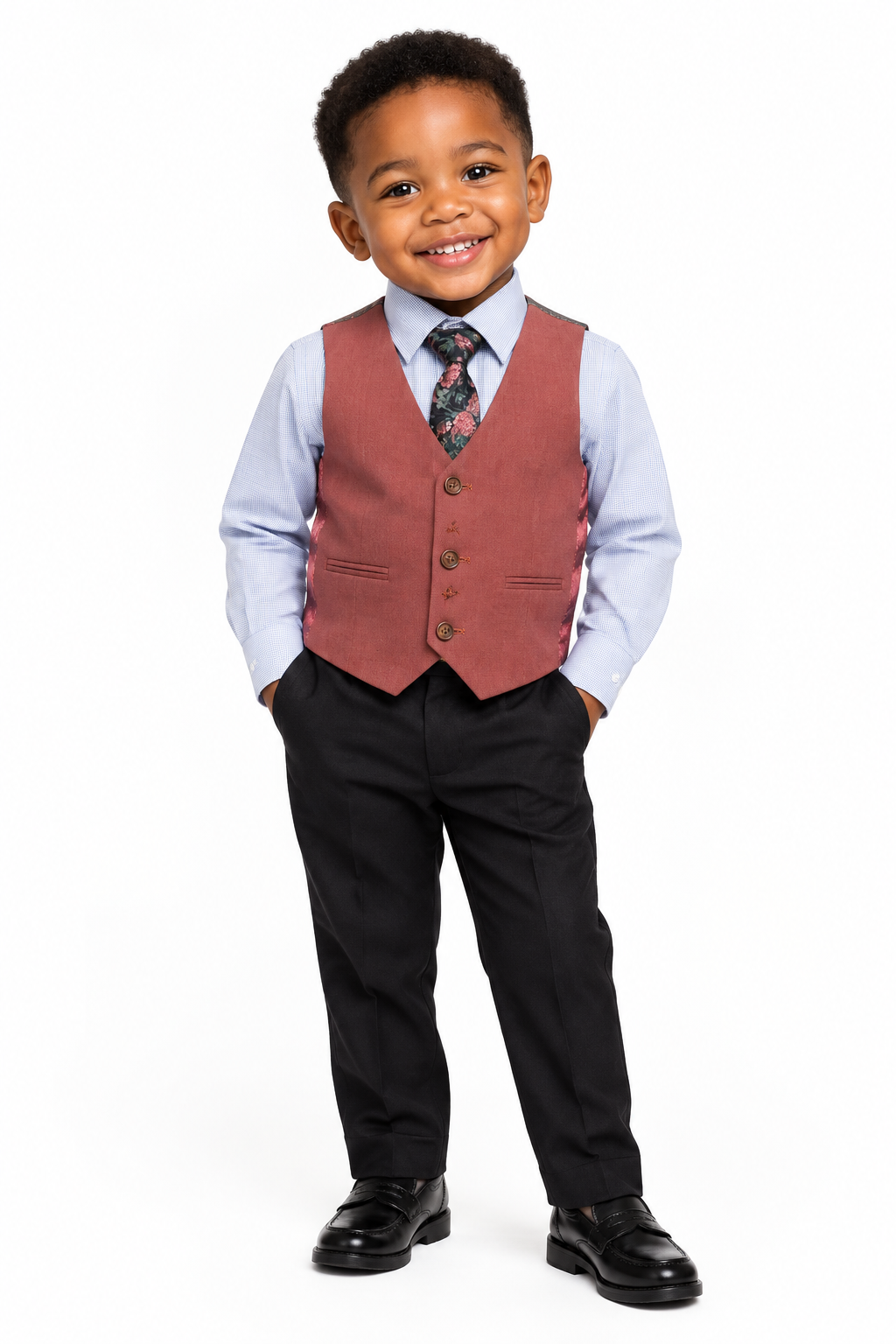 Boys Next 3-Piece Outfit on Model of Colour