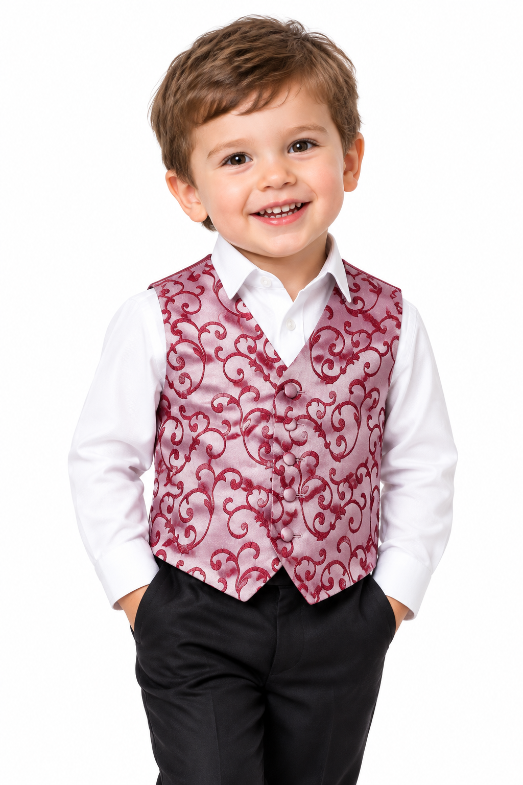 Boys Waistcoat on Model